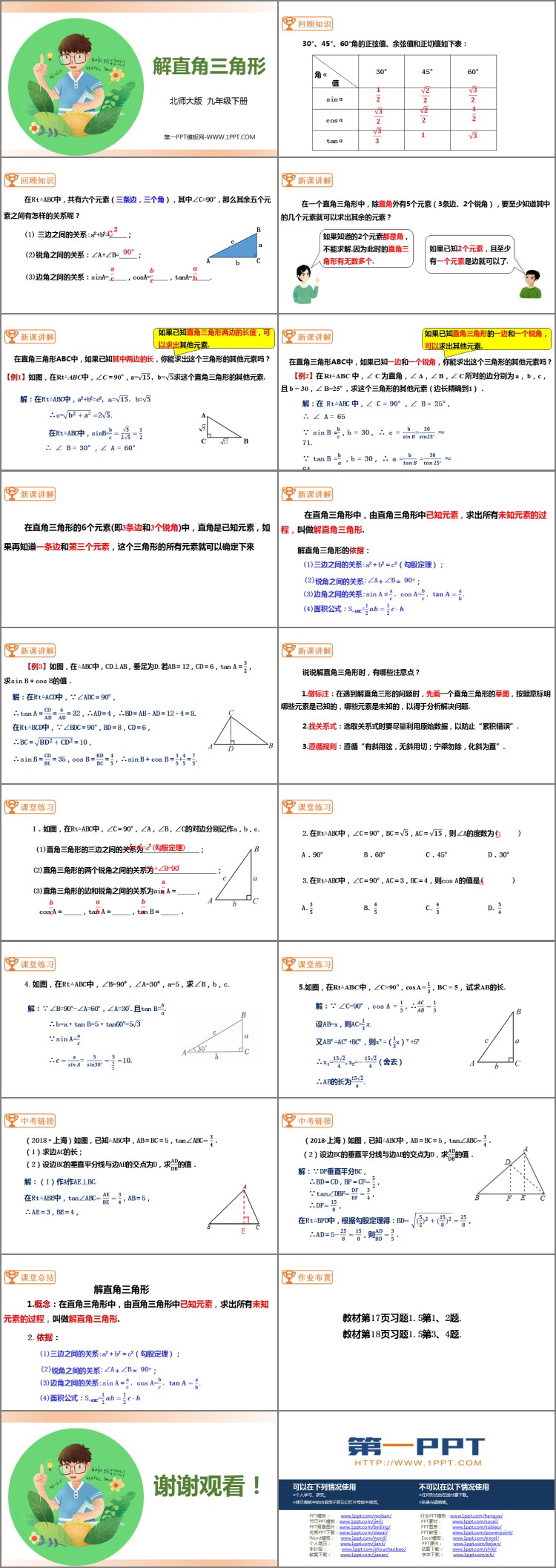 图片[2]-解直角三角形-第一PPT