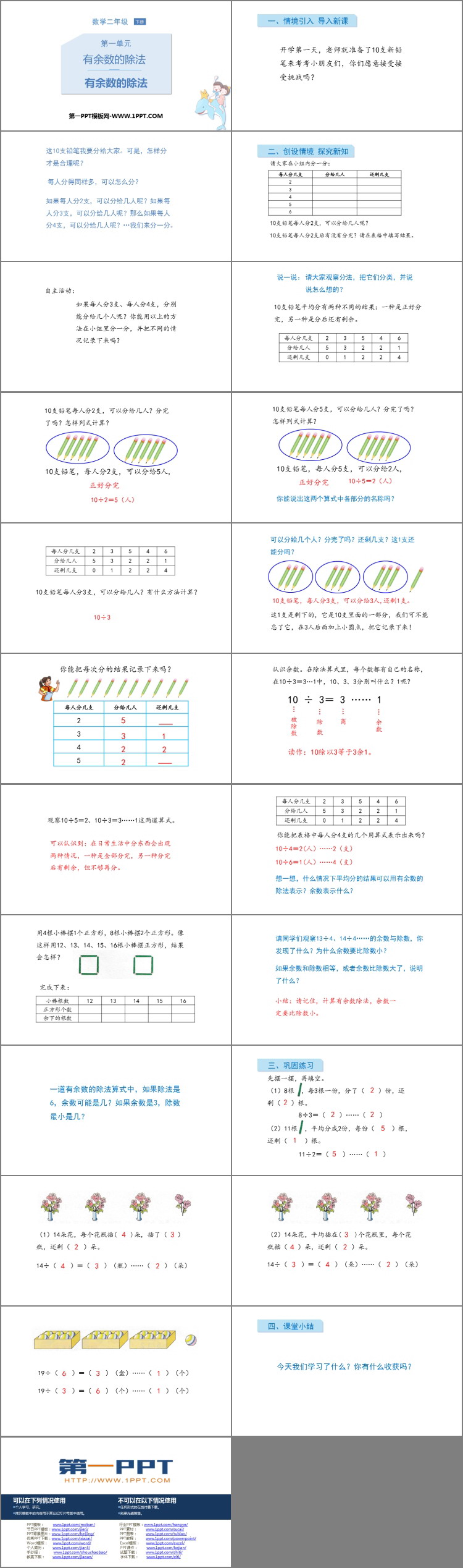 图片[2]-《有余数的除法》PPT优质教学课件-第一PPT