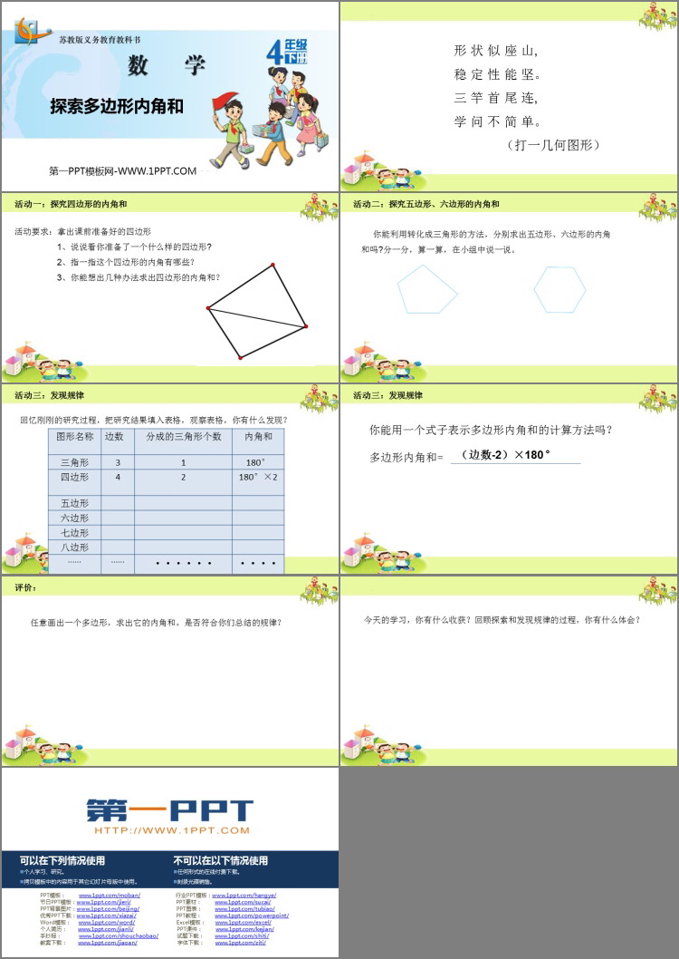 图片[2]-《探索多边形的内角和》三角形平行四边形和梯形PPT精品课件-第一PPT