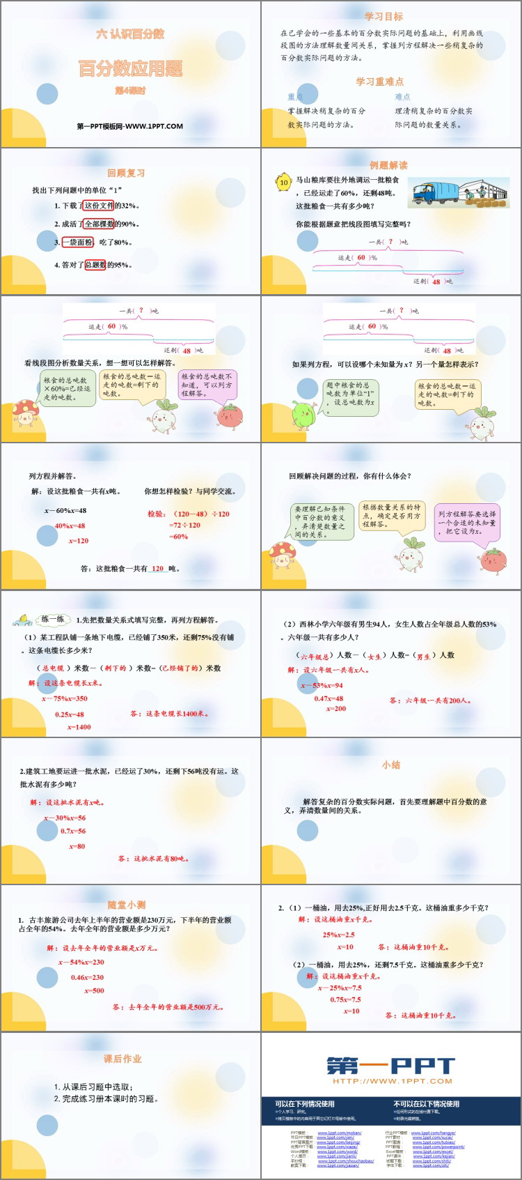 图片[2]-《百分数应用题》认识百分数PPT教学课件(第4课时)-第一PPT
