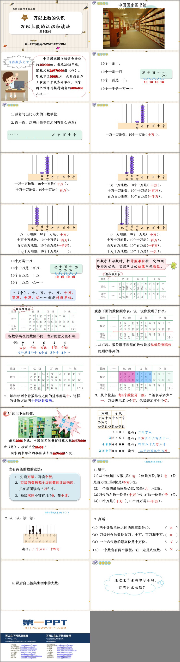 图片[2]-《万以上数的认识和读法》万以上数的认识PPT教学课件(第1课时)-第一PPT