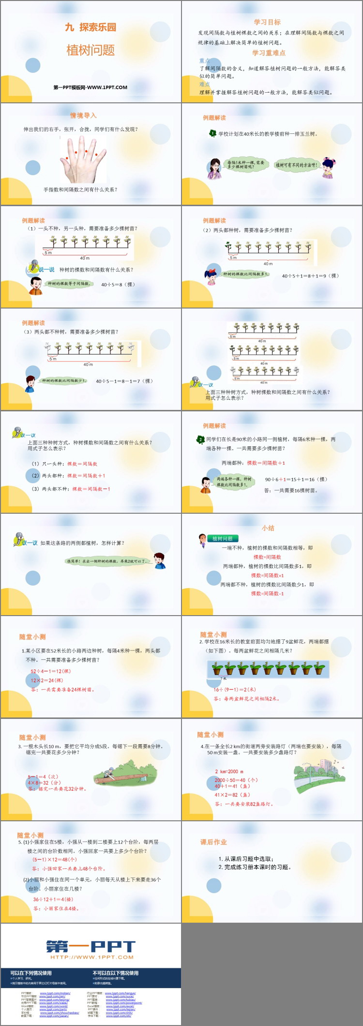 图片[2]-植树问题-第一PPT