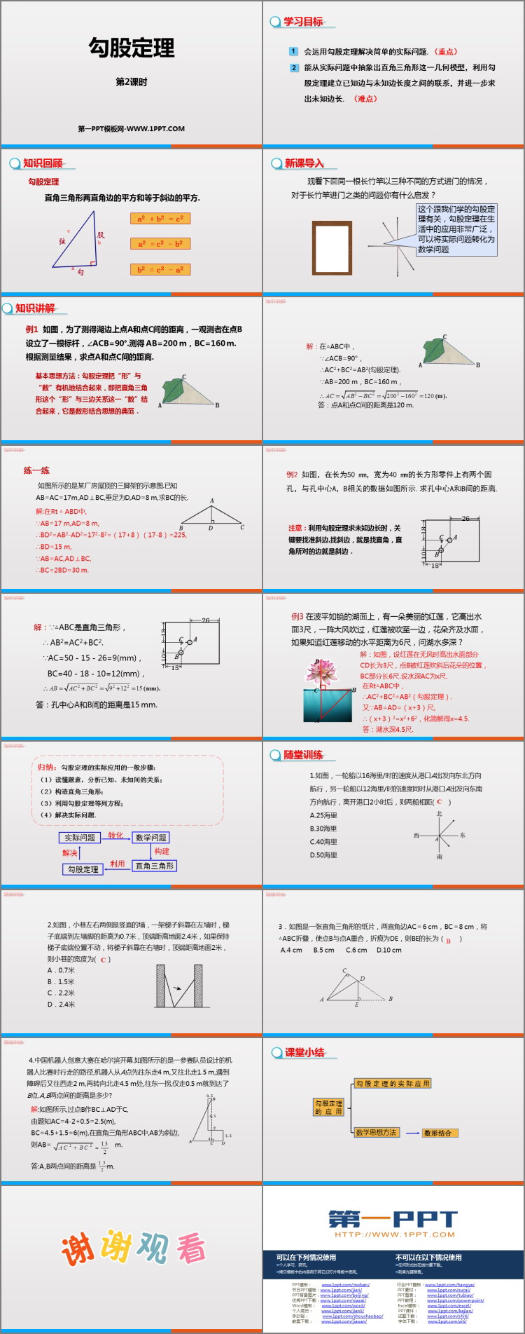 图片[2]-《勾股定理》PPT精品课件(第2课时)-第一PPT