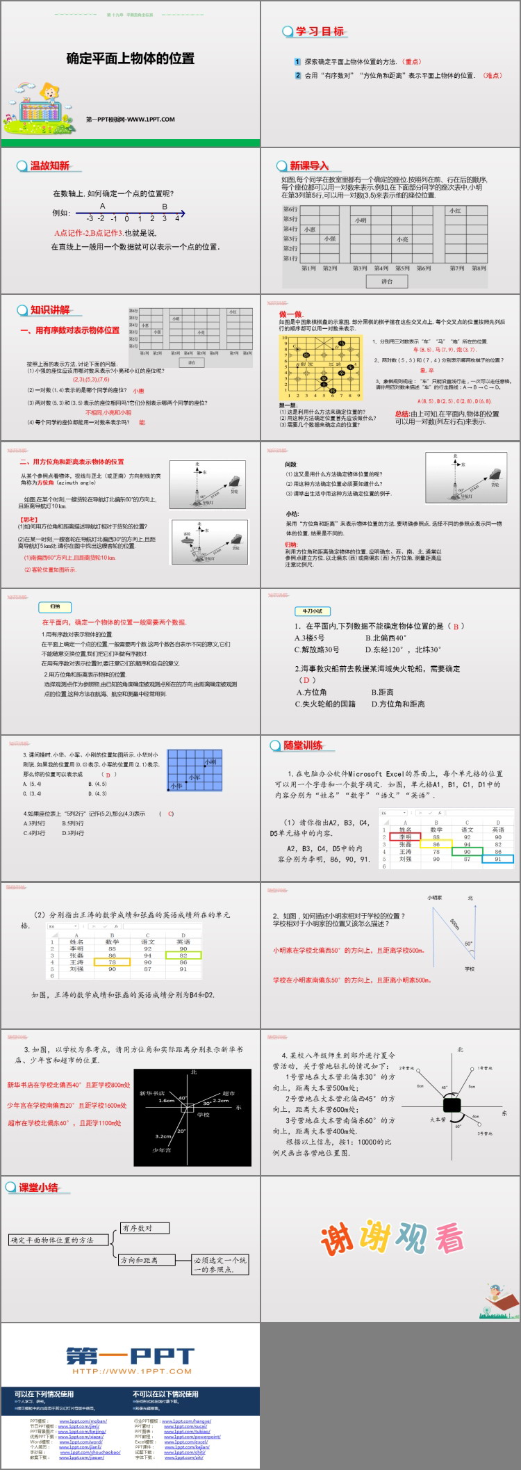 图片[2]-《确定平面上物体的位置》PPT课件-第一PPT
