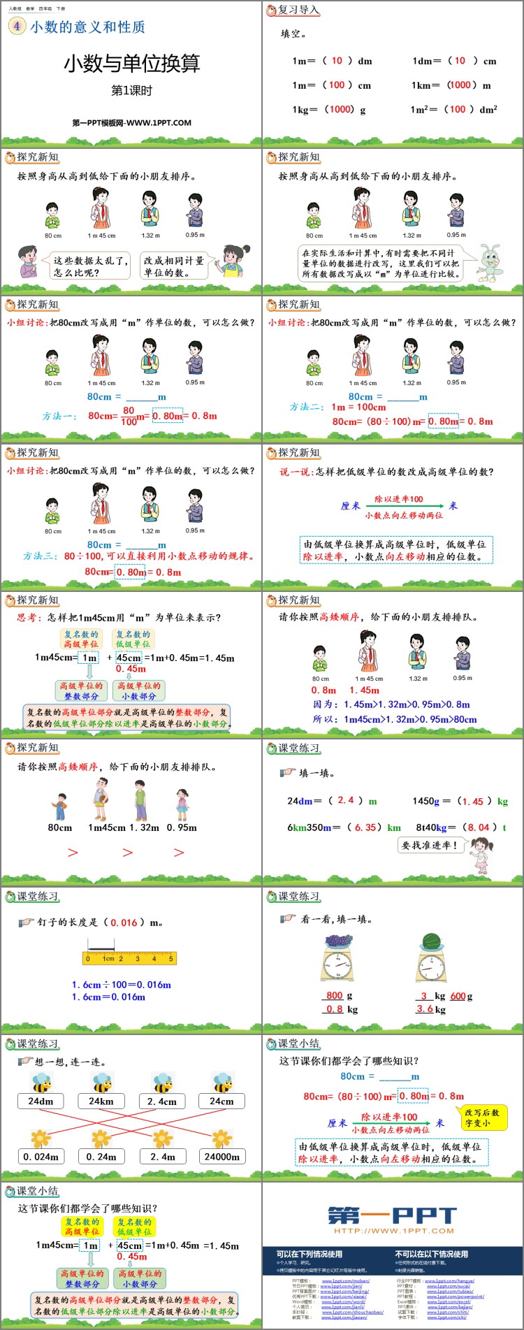 图片[2]-《小数与单位换算》小数的意义和性质PPT课件下载(第1课时)-第一PPT