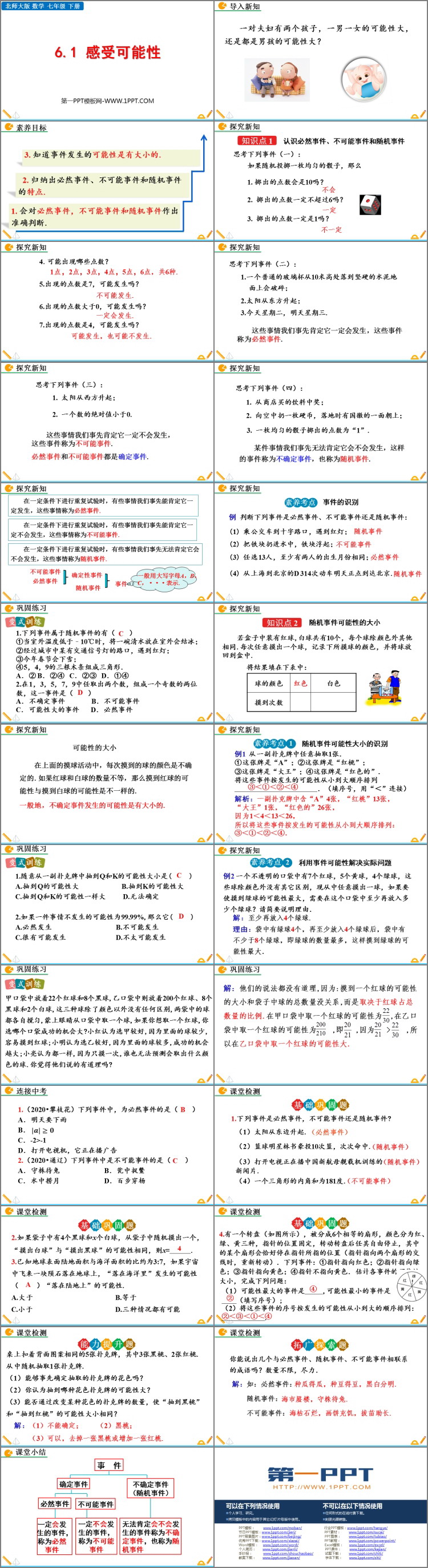 图片[2]-《感受可能性》概率初步PPT教学课件下载-第一PPT