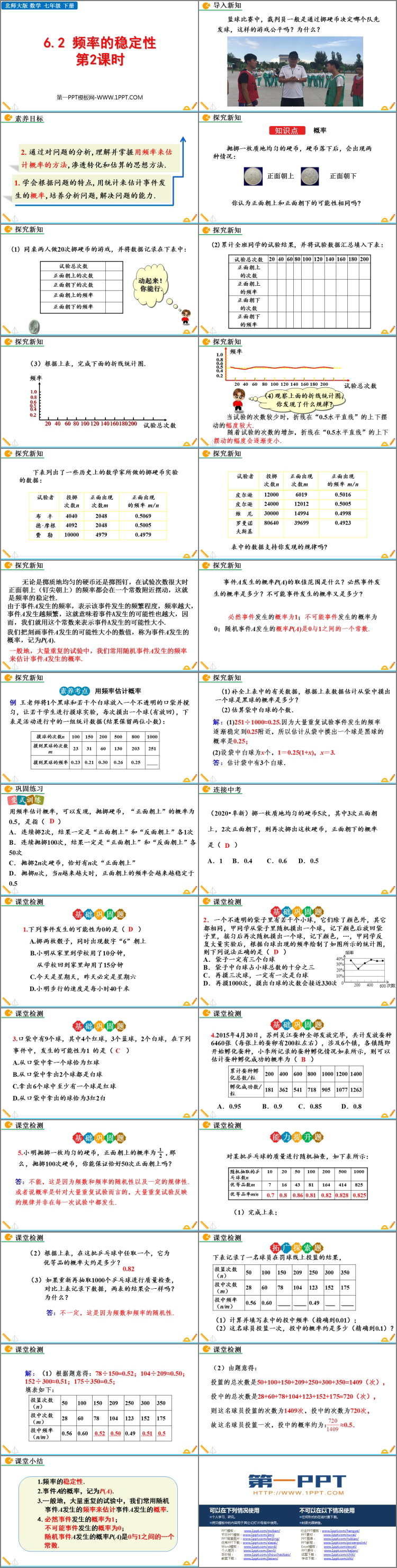 图片[2]-《频率的稳定性》概率初步PPT精品课件(第2课时)-第一PPT
