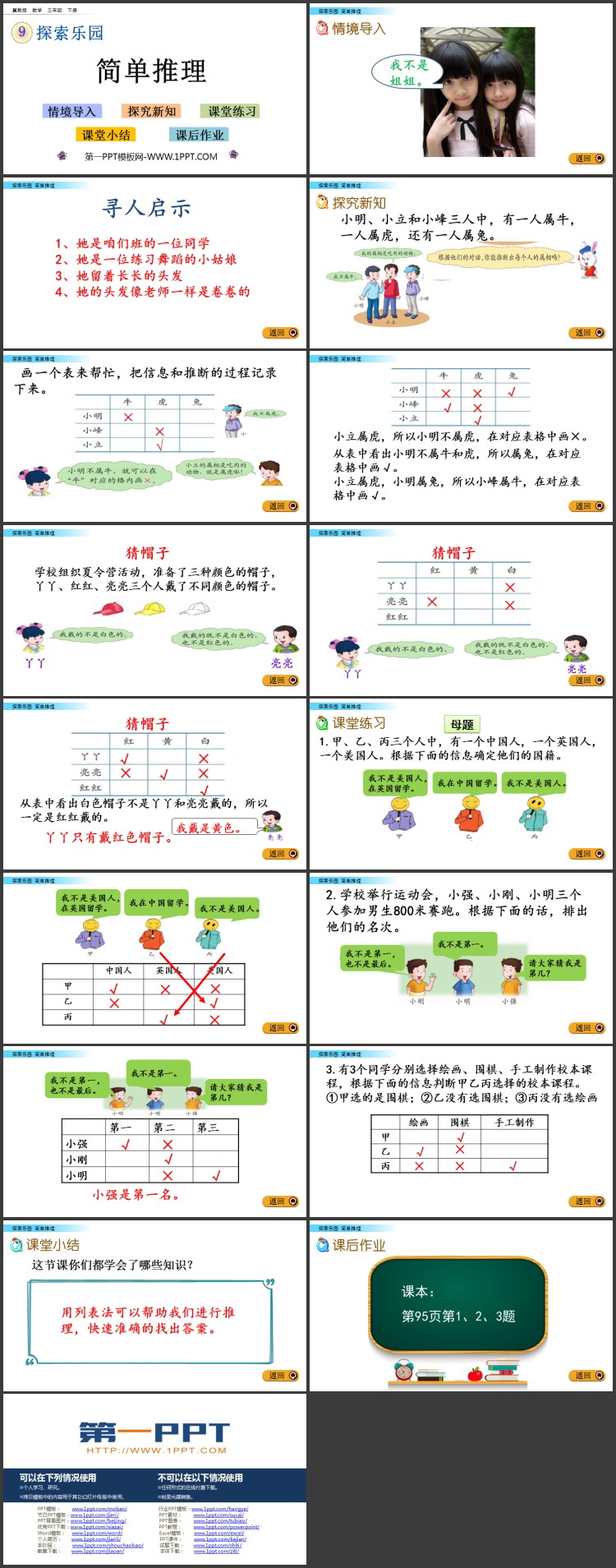 图片[2]-《简单推理》探索乐园PPT课件-第一PPT