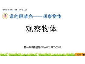 《观察物体》PPT免费教学课件下载-第一PPT