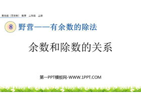 《余数和除数的关系》有余数的除法PPT教学课件下载-第一PPT