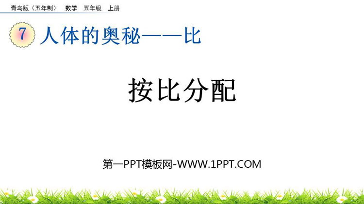 图片[1]-《按比分配》比PPT课件-第一PPT