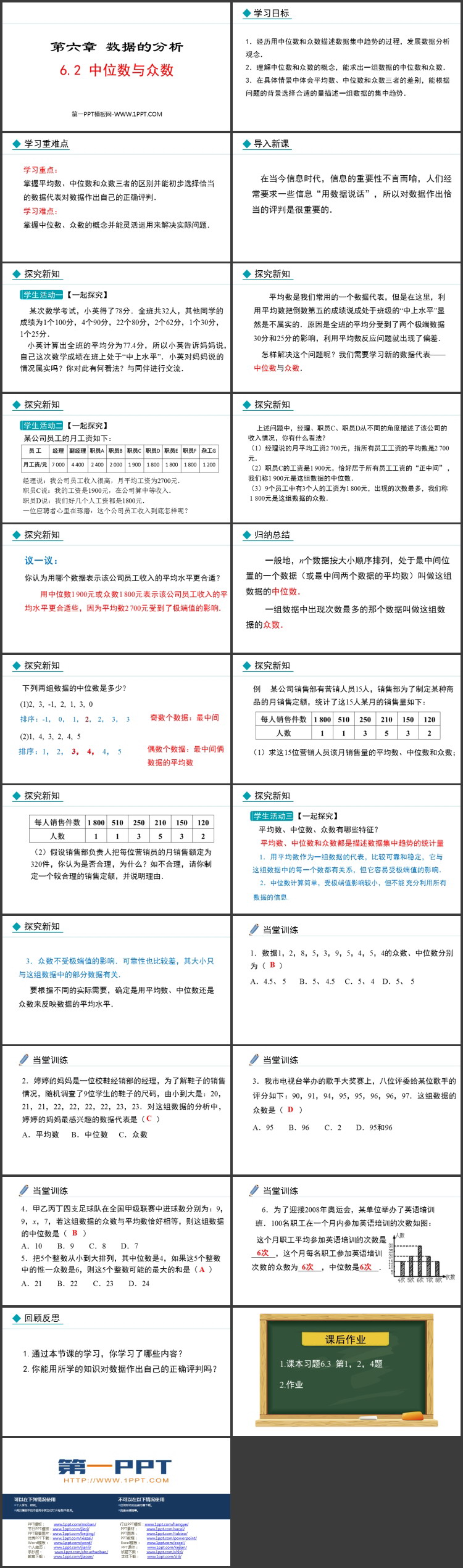 图片[2]-《中位数与众数》数据的分析PPT优质课件-第一PPT