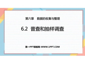 《普查和抽样调查》数据的收集与整理PPT免费下载-第一PPT