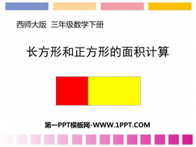 《长方形和正方形的面积计算》长方形和正方形的面积PPT下载-第一PPT