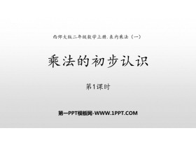 《乘法的初步认识》表内乘法PPT课件下载(第1课时)-第一PPT