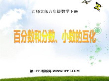 《百分数和分数、小数的互化》百分数PPT课件2-第一PPT
