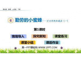《勤劳的小蜜蜂》PPT教学课件(第1课时)-第一PPT