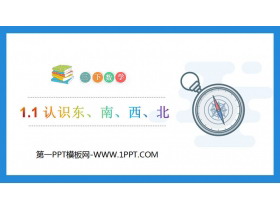 《认识东、南、西、北》PPT课件下载-第一PPT