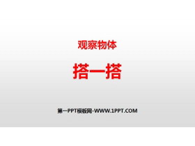 《搭一搭》观察物体PPT-第一PPT