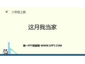 《这月我当家》百分数PPT下载-第一PPT