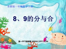 《8、9的分与合》分与合PPT课件3-第一PPT