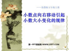 《小数点向右移动引起小数大小变化的规律》小数乘法和除法PPT课件-第一PPT