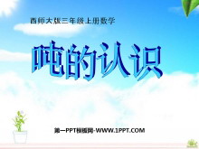 《吨的认识》克千克吨的认识PPT课件-第一PPT