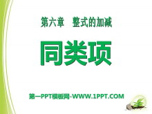 《同类项》PPT课件2-第一PPT