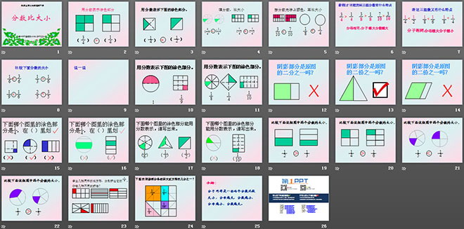 图片[2]-《比大小》认识分数PPT课件-第一PPT