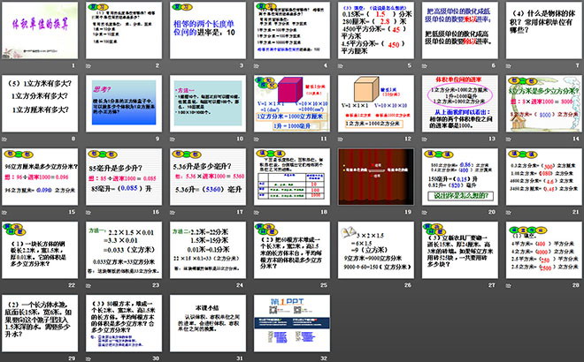 图片[2]-《体积单位的换算》长方体PPT课件-第一PPT