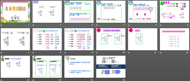 图片[2]-《有余数的除法》PPT课件4-第一PPT