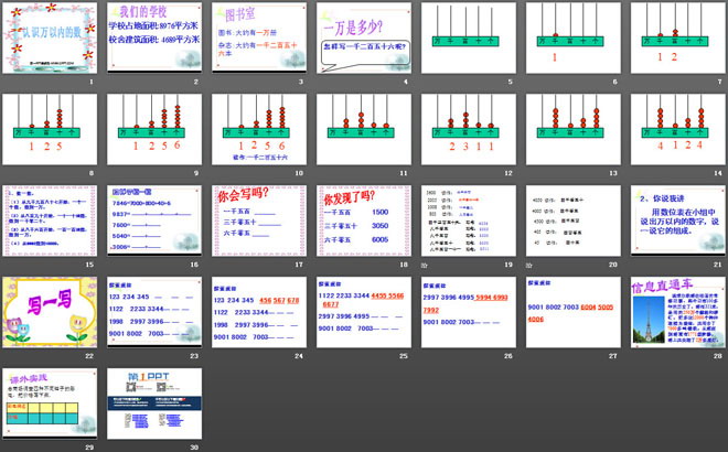 图片[2]-《认识万以内的数》PPT课件-第一PPT