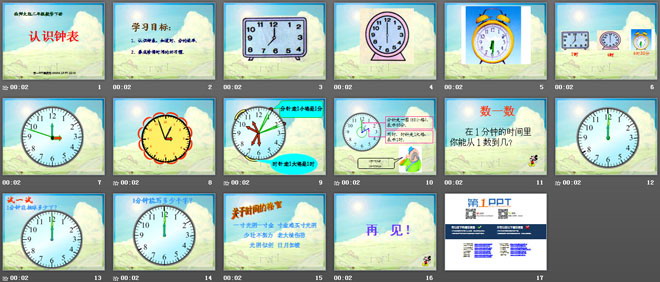 图片[2]-《认识钟表》时分秒PPT课件-第一PPT