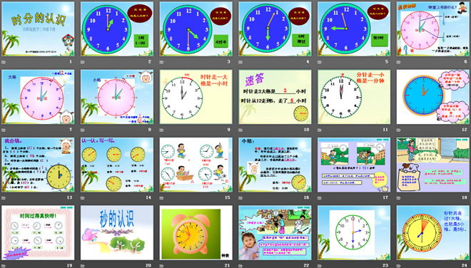 图片[2]-《时分的认识》时分秒PPT课件2-第一PPT
