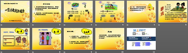 图片[2]-《一位小数的加减法》小数的初步认识PPT课件-第一PPT