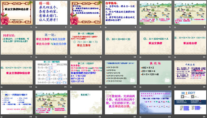图片[2]-《乘法交换律和结合律》乘除法的关系和乘法运算律PPT课件-第一PPT