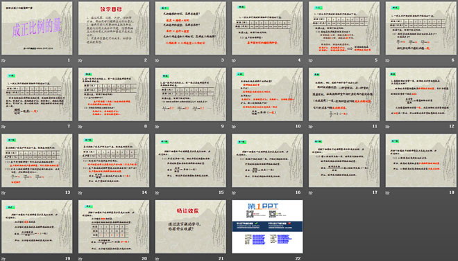 图片[2]-《成正比例的量》正比例和反比例PPT课件2-第一PPT