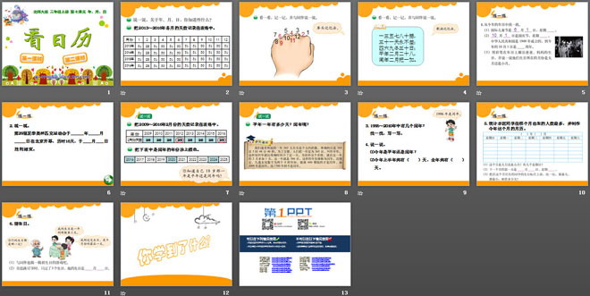 图片[2]-《看日历》年月日PPT课件-第一PPT
