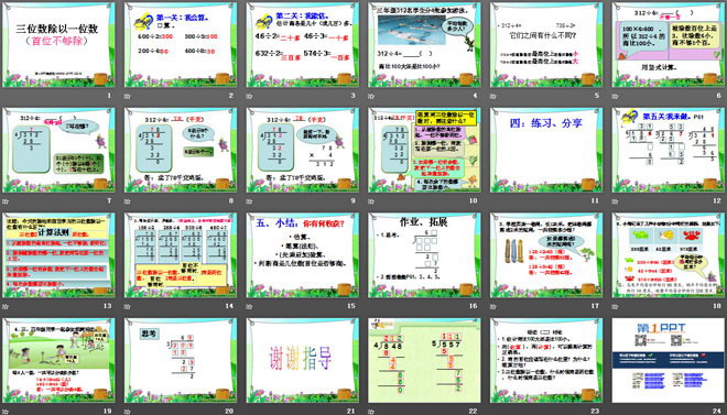 图片[2]-《三位数除以一位数》两、三位数除以一位数PPT课件2-第一PPT