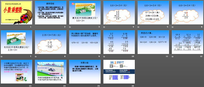 图片[2]-《小数乘整数》小数乘法和除法PPT课件2-第一PPT