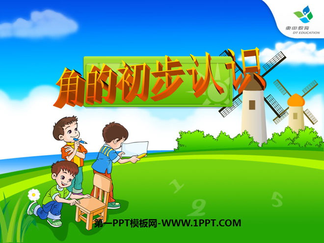 图片[1]-《角的初步认识》PPT课件3-第一PPT