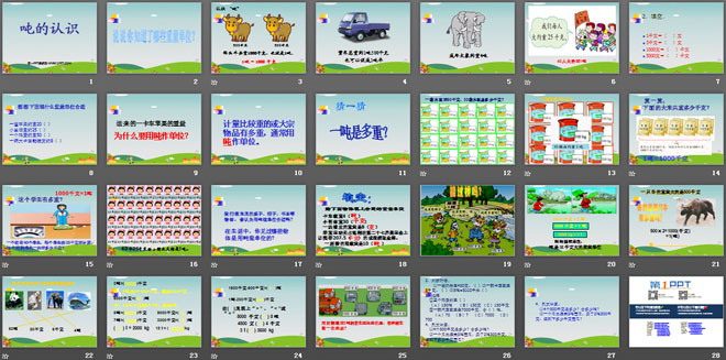 图片[2]-《吨的认识》克千克吨的认识PPT课件3-第一PPT