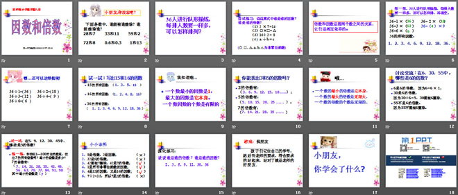 图片[2]-《因数和倍数》PPT课件2-第一PPT