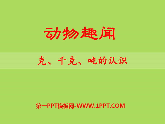 图片[1]-《动物趣闻》PPT课件3-第一PPT