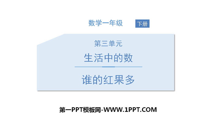 图片[1]-《谁的红果多》生活中的数PPT-第一PPT