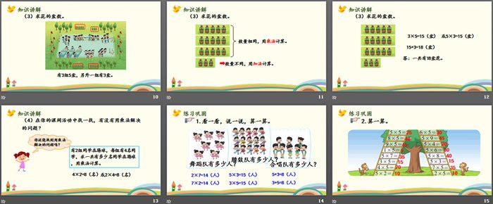 图片[3]-《课间活动》2~5的乘法口诀PPT下载-第一PPT