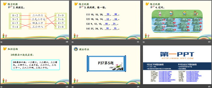 图片[3]-《需要几个轮子》2~5的乘法口诀PPT下载-第一PPT