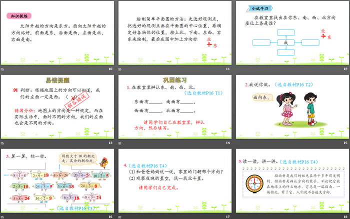 图片[3]-《东南西北》方向与位置PPT-第一PPT