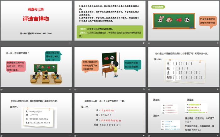 图片[2]-《评选吉祥物》调查与记录PPT下载-第一PPT