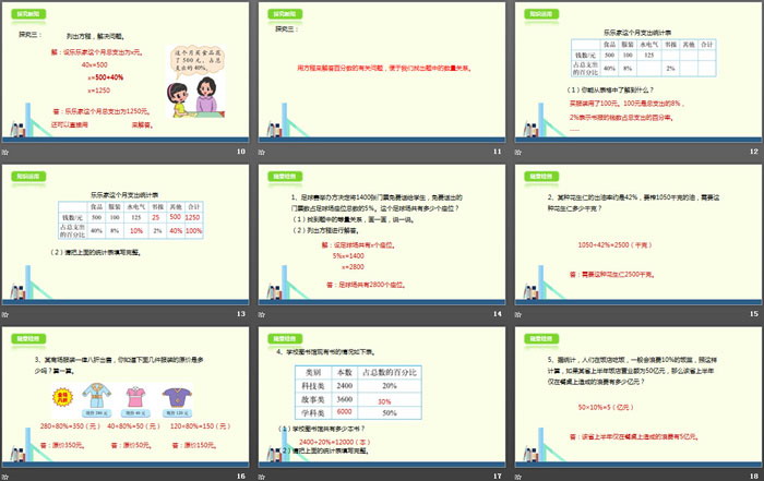 图片[3]-《这月我当家》百分数PPT下载-第一PPT